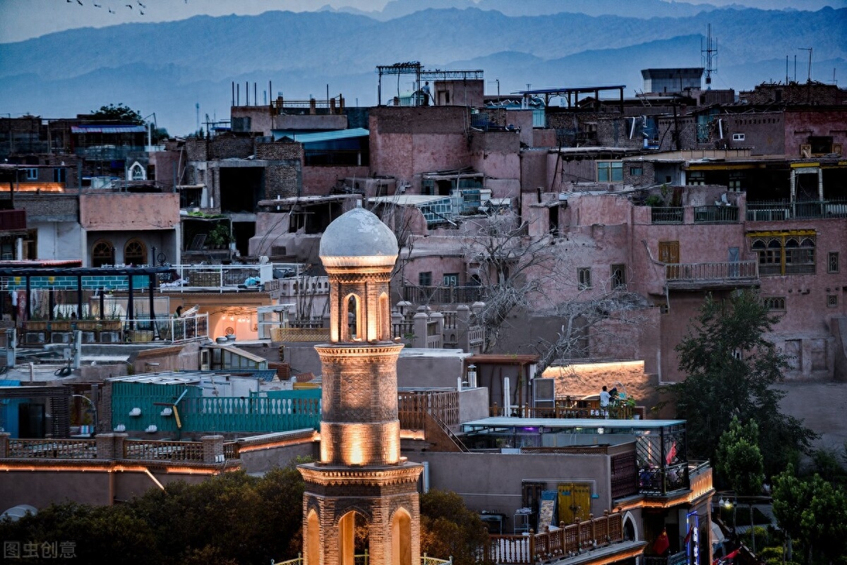 国家5A级旅游景区喀什噶尔古城地理位置
