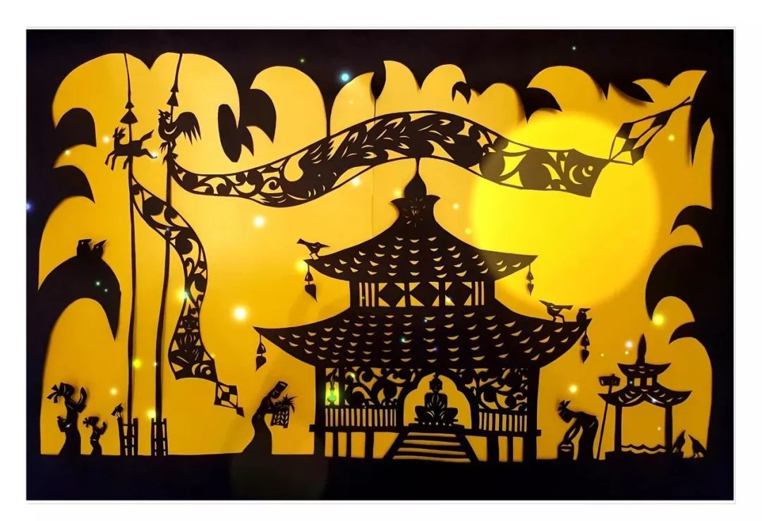 世界首部傣族剪纸动漫《圣域魔火——傣族泼水节的传说》